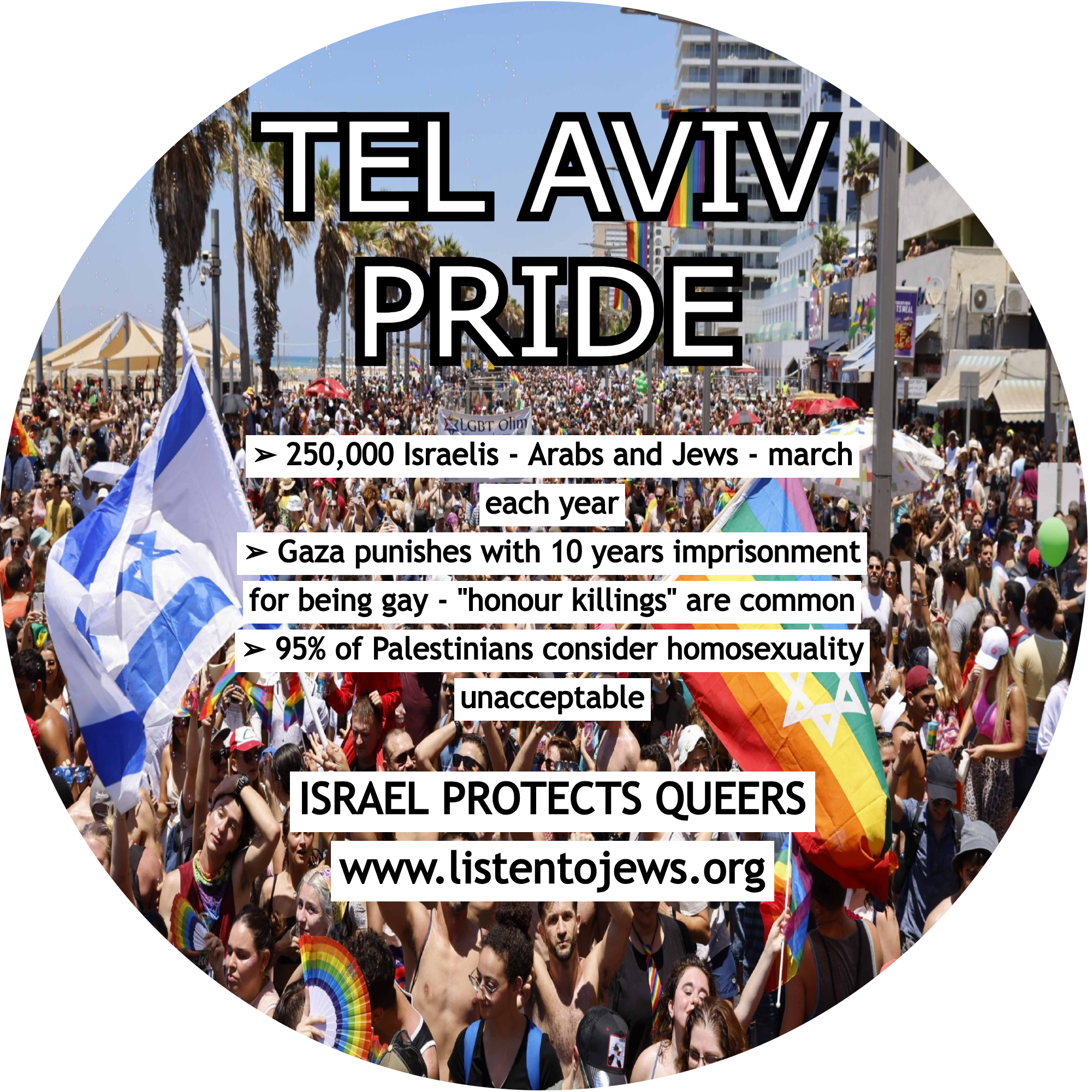 Tel Aviv Pride sticker